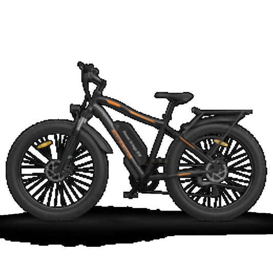 JANSNO Electric Bike 20" X 4.0 Electric Bike for Adults with 750W Brushless Motor,7-Speed Transmission , 20 Inch Fat Tires Gray+Abs+Rubber+Steel (Q235)+Cycling+Garden&Outdoor +Portable+Multifunctional