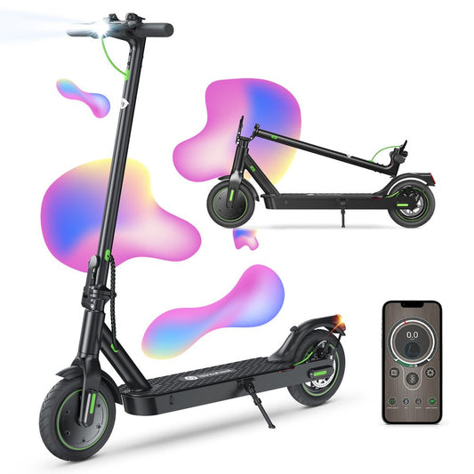 S9Pro Electric Scooter, 18.6 Mph E Scooter, up to 21 Miles Long Range 350W Electric Scooters Adults, Pneumatic Tires with Smart Scooter App