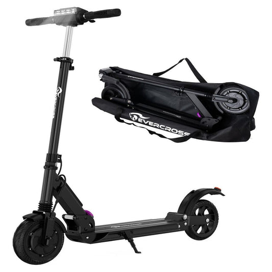 Electric Scooter Adults, 350W Motor up to 19 MPH and 20 Miles Long-Range, 8" Solid Tires Folding Electric Scooter for Adults and Teens with Dual Braking Safety System