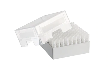 艾本德儲存盒 9 × 9, 可放置 81  個螺旋蓋（凍存）管， 3   mL，2  件，高 76  mm，3  英寸，聚丙烯材料，可耐受最低 -86  °C，可高溫高壓滅菌，帶蓋子并具有數(shù)字字母標識