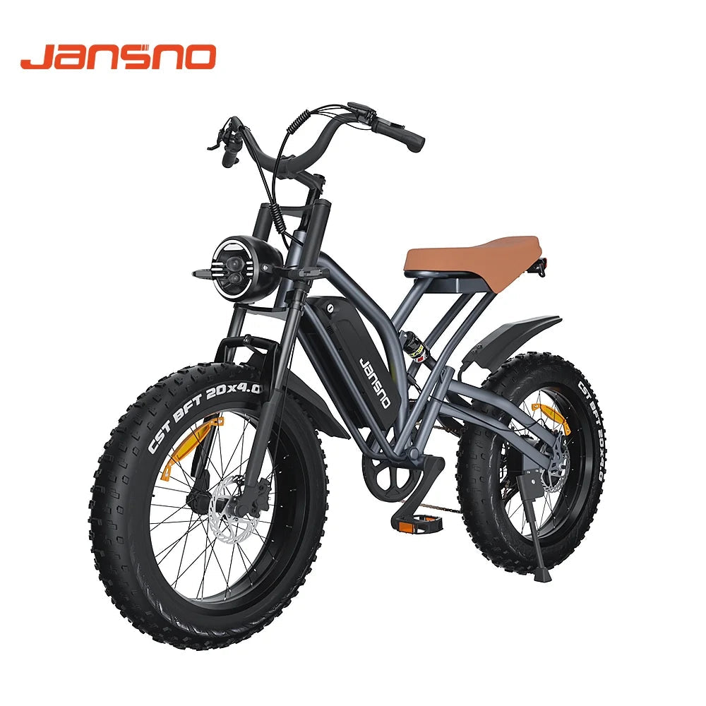 X50 Fat Tire E-Bikes, 20" X 4.0 Electric Bike for Adults with 750W Motor 48V 14Ah Removable Battery Ebike Mountain Bicycle
