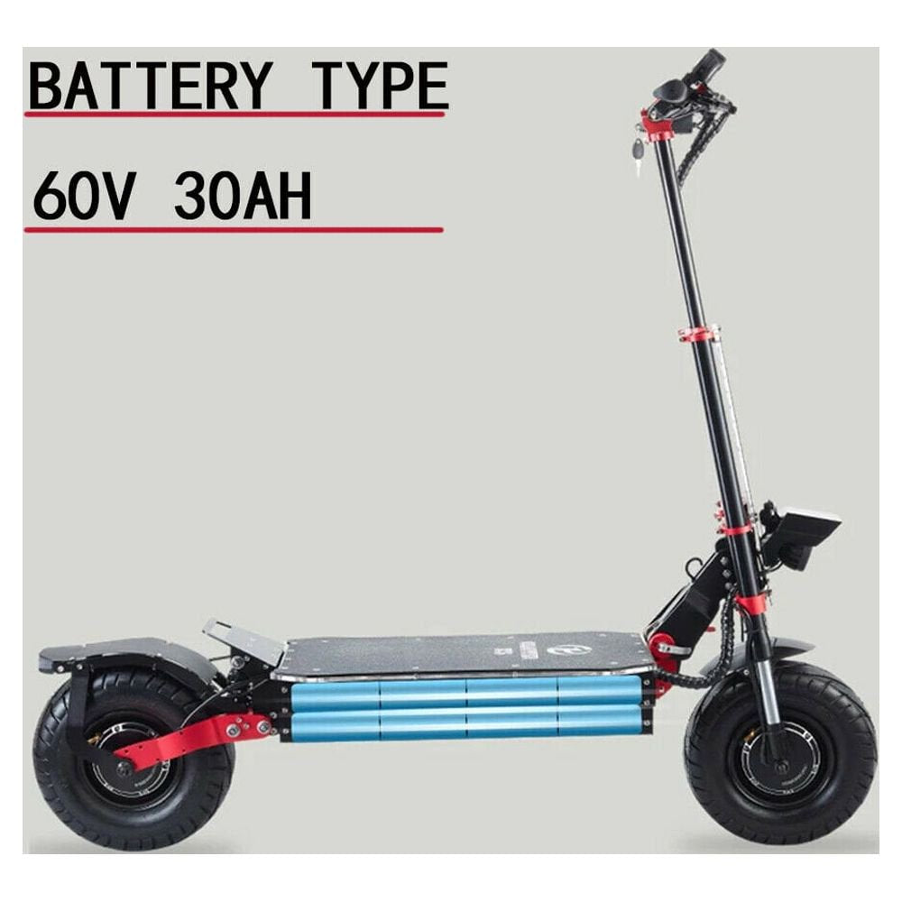 OBARTER X5 Foldable Electric Scooter, Offroad Electric Scooter for Adults with Powerful Dual 5600W Motors, Max Speed up to 53 MPH, 45 Miles Long Battery Ranges